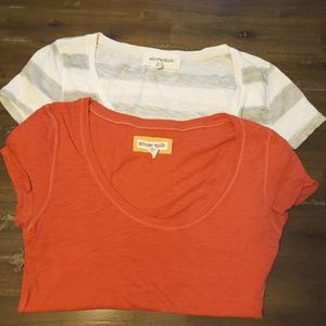 Aeropostale Scoop Neck Tee Bundle (2)